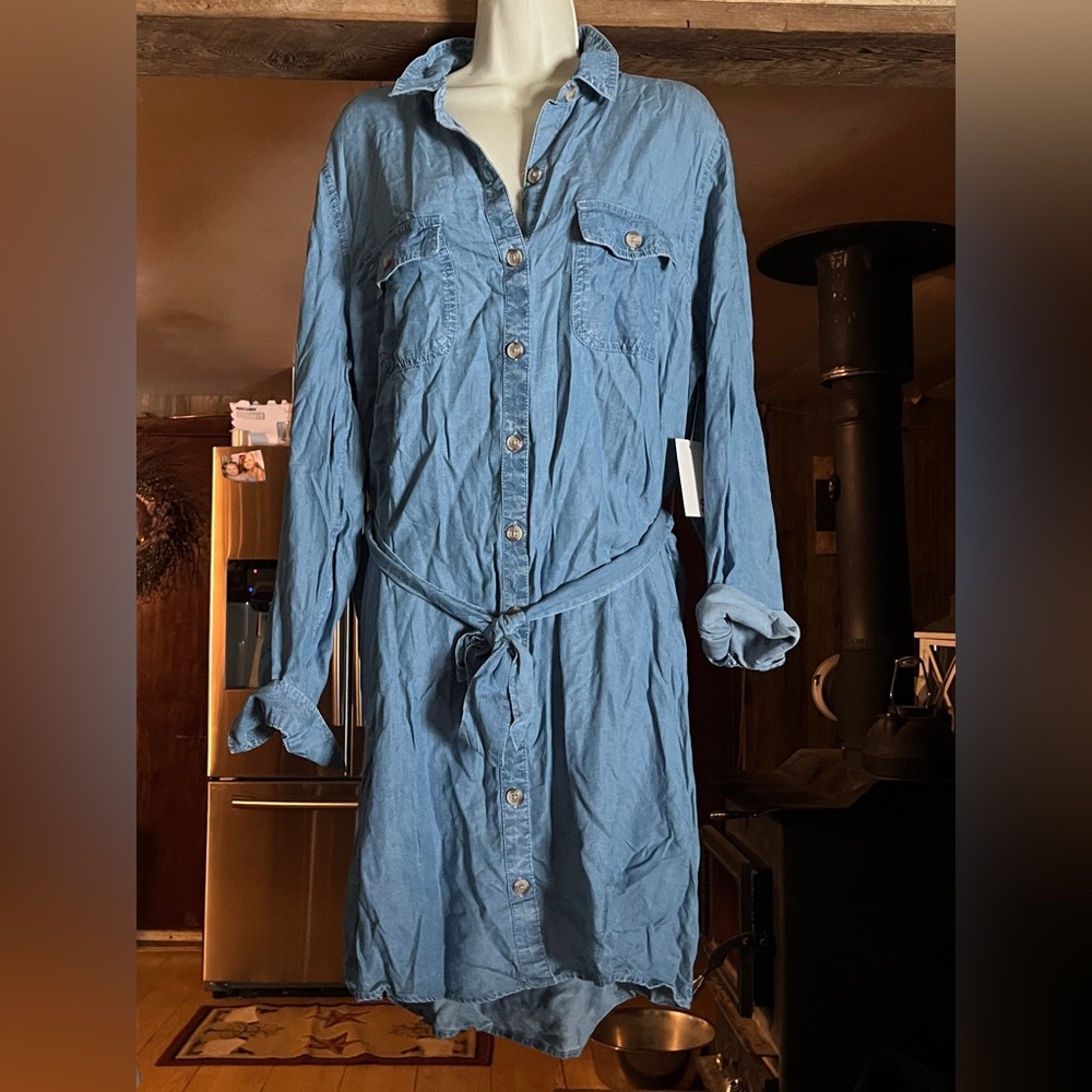 🌸 NWT So denim jean dress 1x